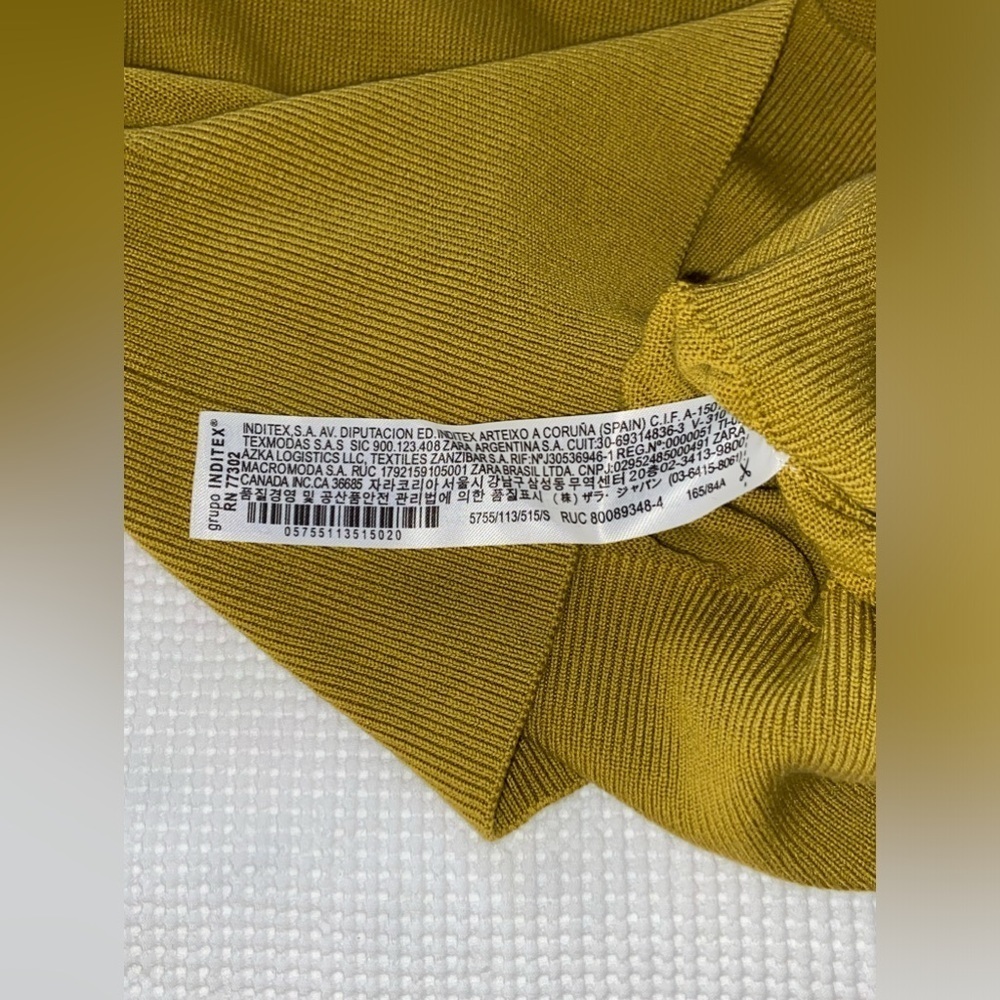 ZARA ribbed knit turtleneck size‎ small - Picture 3 of 9